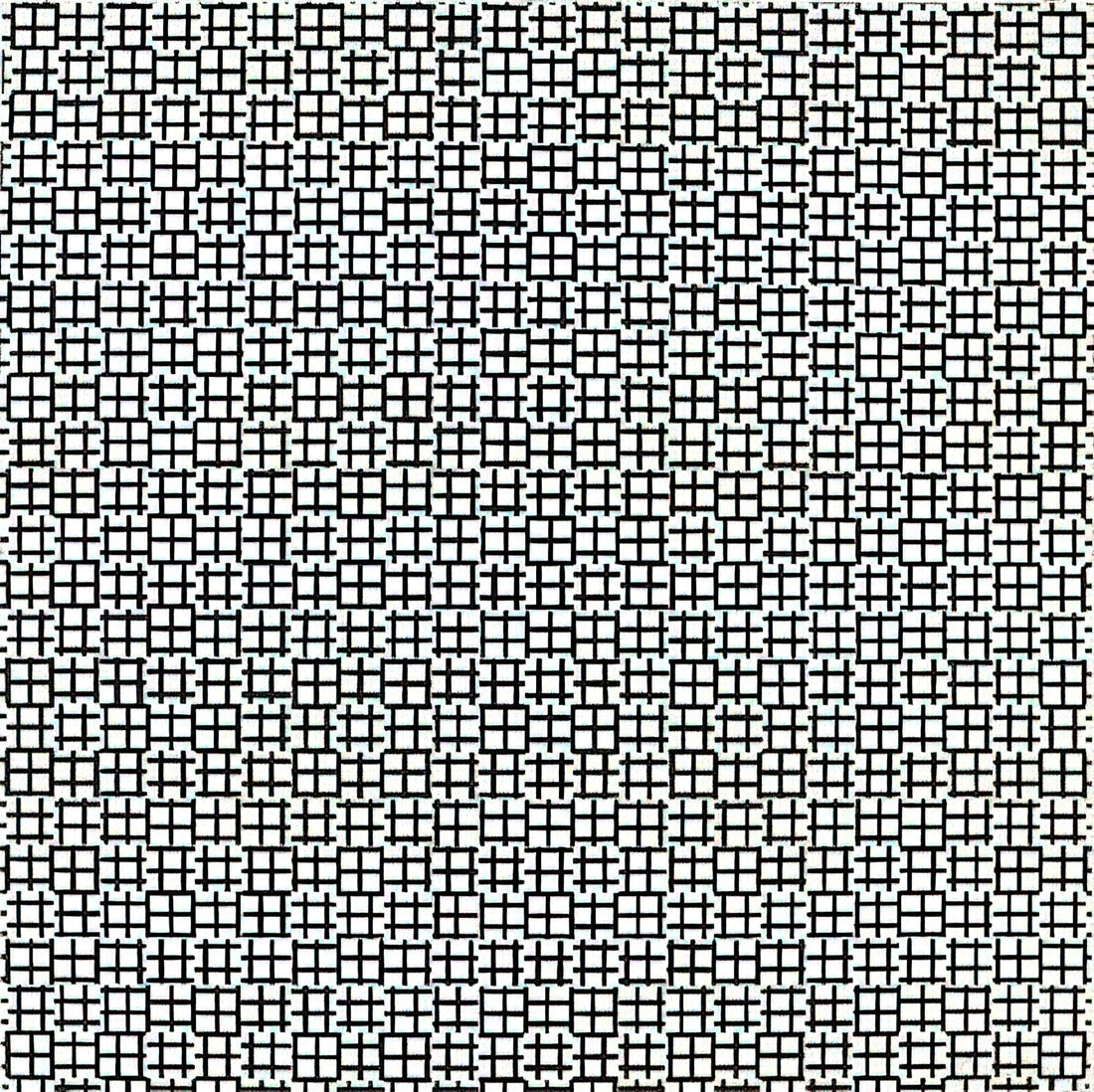 François Morellet: The Radical Pioneer of Geometric Abstraction and Conceptual Art - Untitled Verticals and Horizontals - 1970 by Francois Morellet
