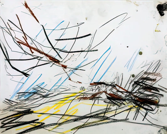Frank Auerbach Prints for Sale: A Collector's Guide to the Artist's Graphic Work - WORKING DRAWING FOR PRIMROSE HILL 1 by Frank Auerbach