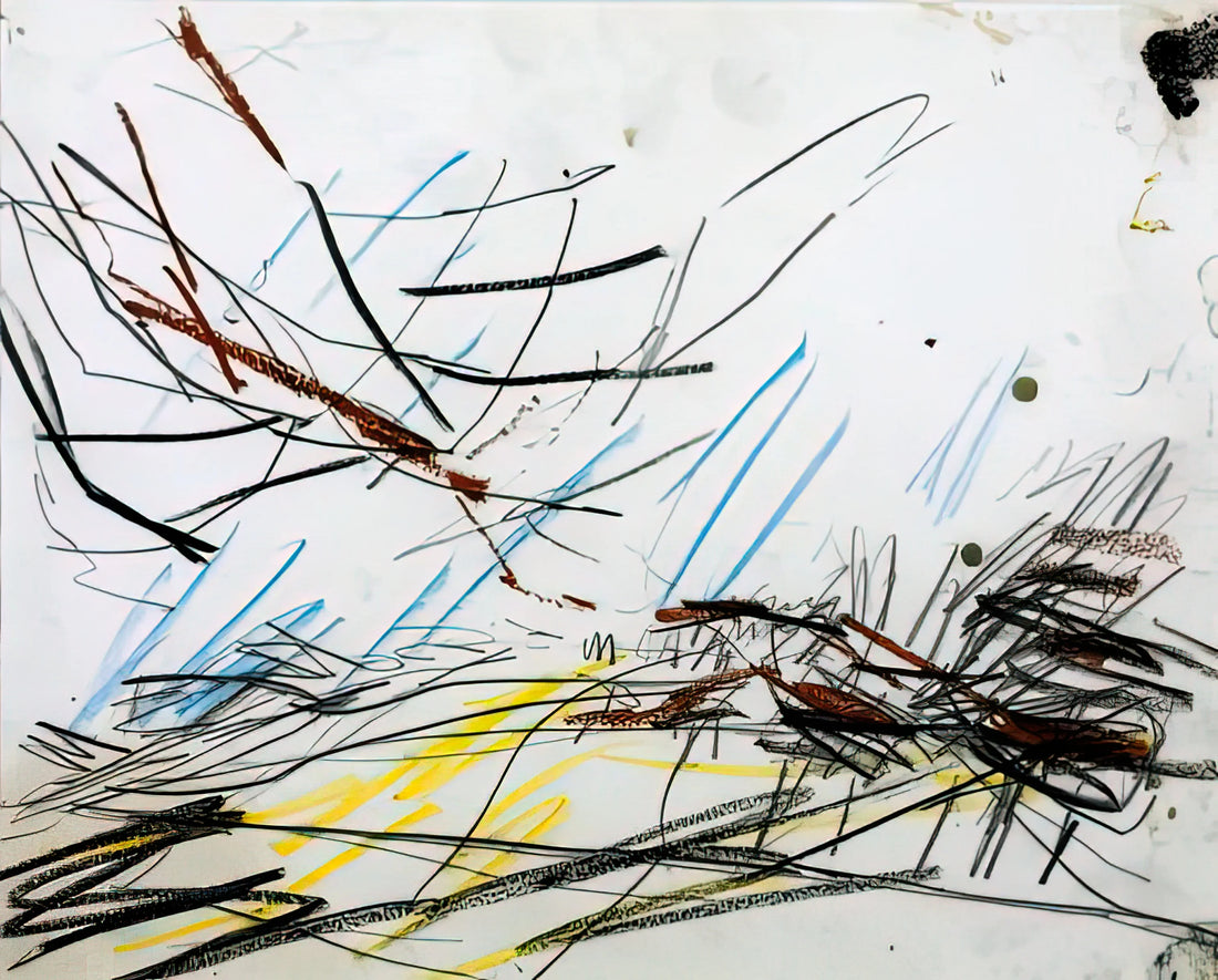 Frank Auerbach: The Relentless Visionary of Post-War British Art - WORKING DRAWING FOR PRIMROSE HILL 1 by Frank Auerbach