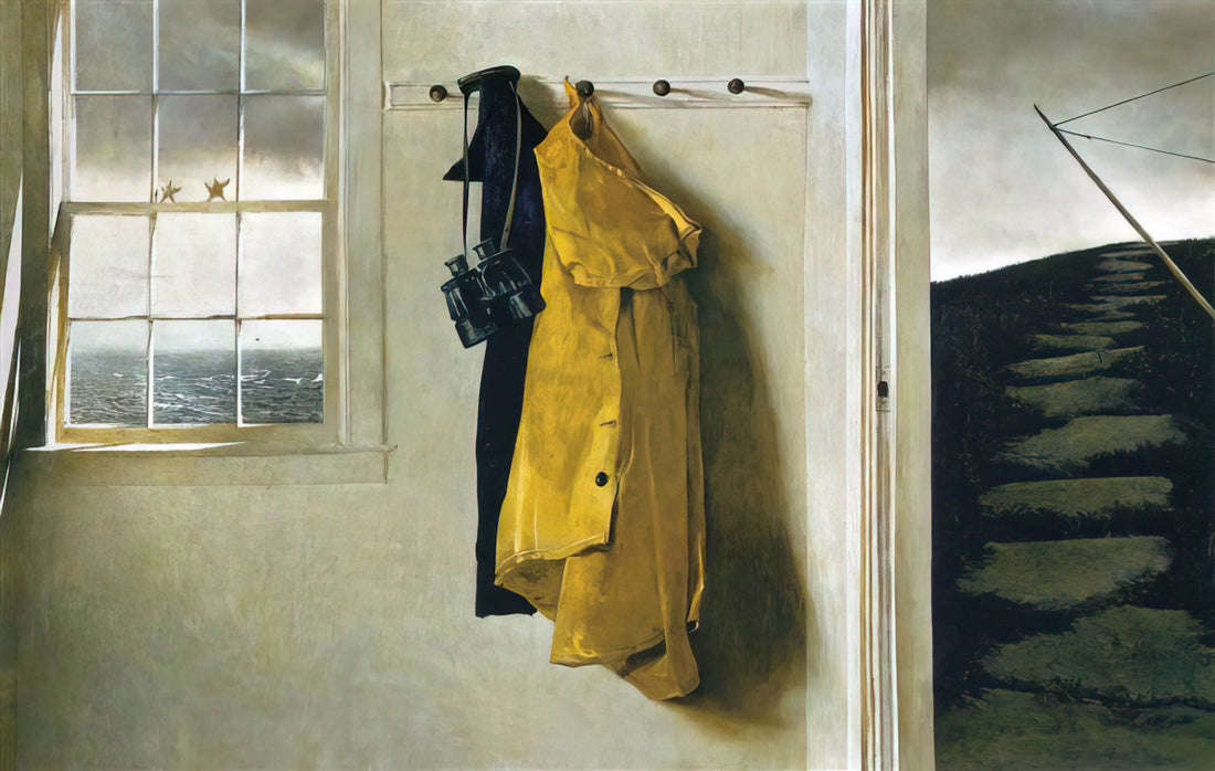 Frank Fowler and Andrew Wyeth: The Unlikely Artistic Connection That Shaped American Realism - SQUALL by Andrew Wyeth