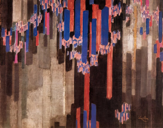 František Kupka Paintings: The Visionary Pioneer of Abstract Art - Ordination of verticals by Frantisek Kupka