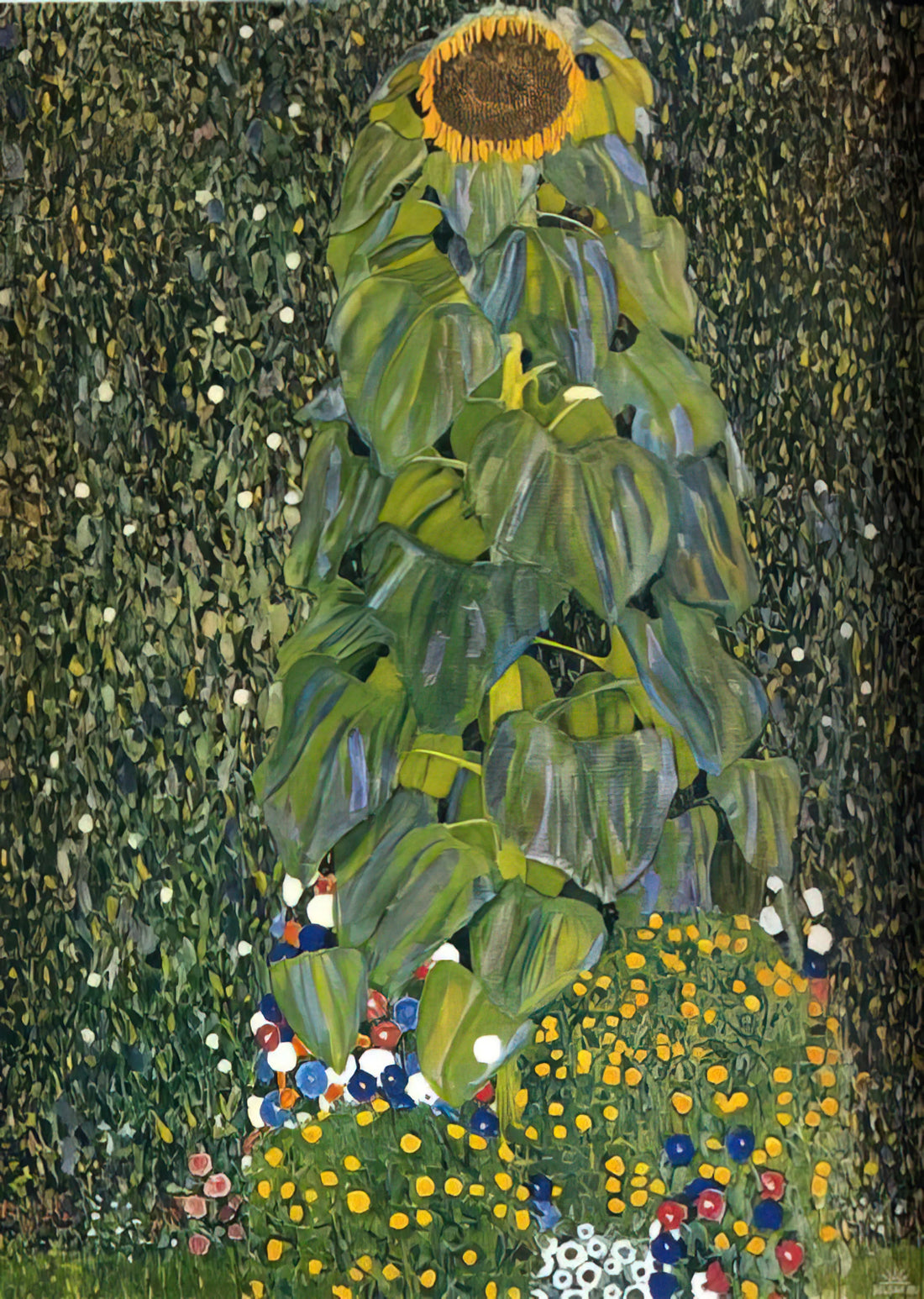 Frida Kahlo and Gustav Klimt: Two Masters of Symbolic Expression - THE SUNFLOWER 1907 by Gustav Klimt