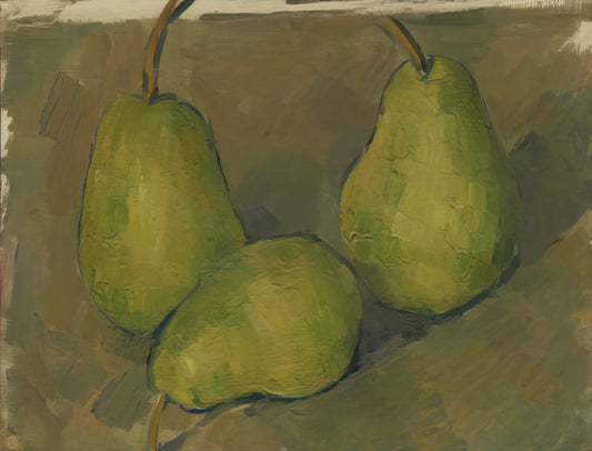 Fruit Paul Cézanne: The Still Life Master Who Transformed Modern Art - Three Pears by Paul Cézanne