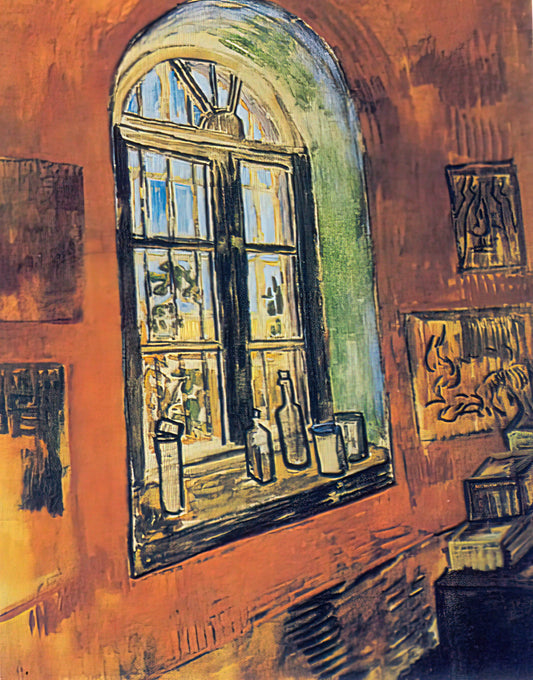 Funko Van Gogh: When Pop Culture Meets Post-Impressionist Genius - Window of Vincent's Studio at the Asylum by Vincent van Gogh