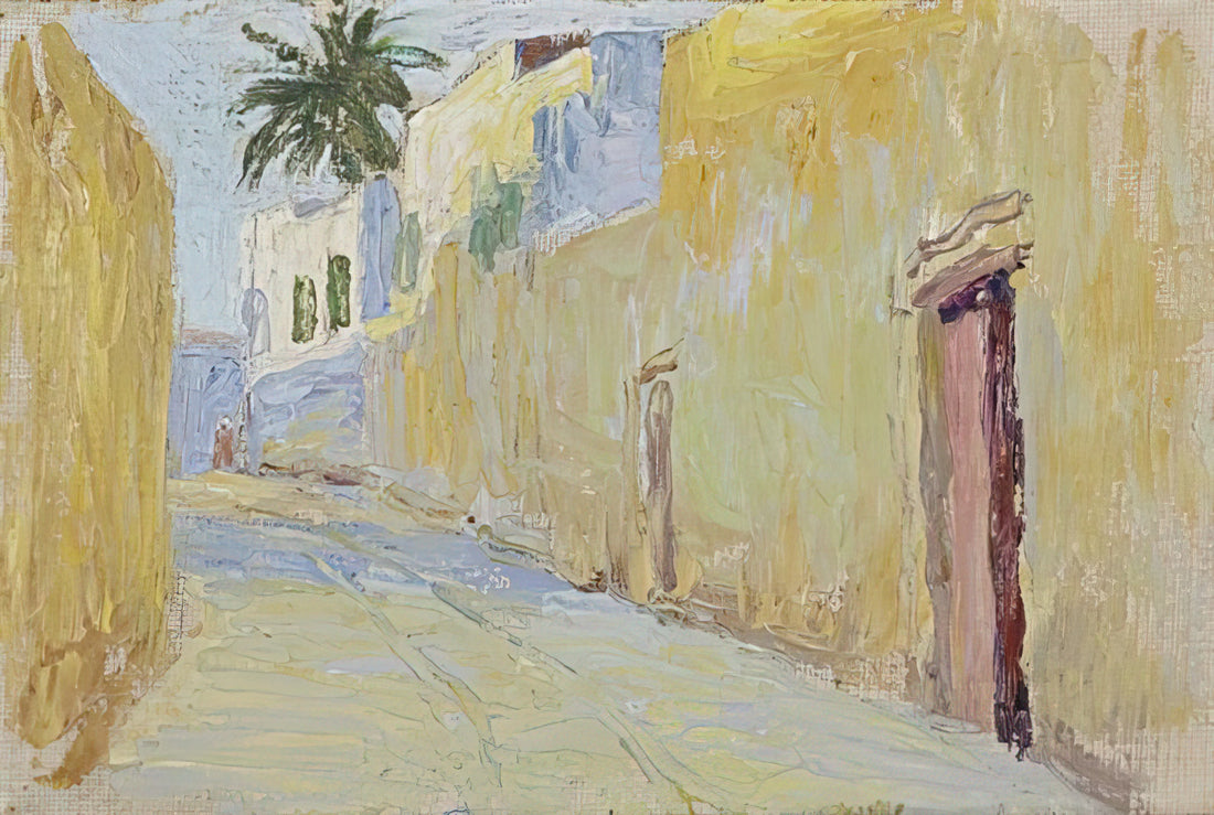 Gabriele Münter Artwork: The Visionary Expressionist Beyond Kandinsky - ALLEY IN TUNIS by Gabriele Munter