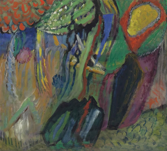 Gabriele Münter and Kandinsky: A Pioneering Partnership in Modern Art - ABSTRACT COMPOSITION by Gabriele Munter