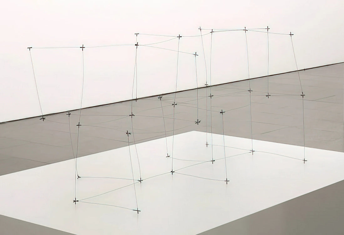 Gego Measuring Infinity: The Ethereal Geometry of a Modern Master - Reticulárea cuadrada horizontal 7110 - 1971 by Gego