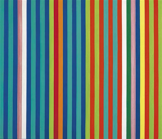 Gene Davis Artwork: The Vibrant Legacy of Washington Color School's Striped Master - Orange Twitter - 1966 by Gene Davis