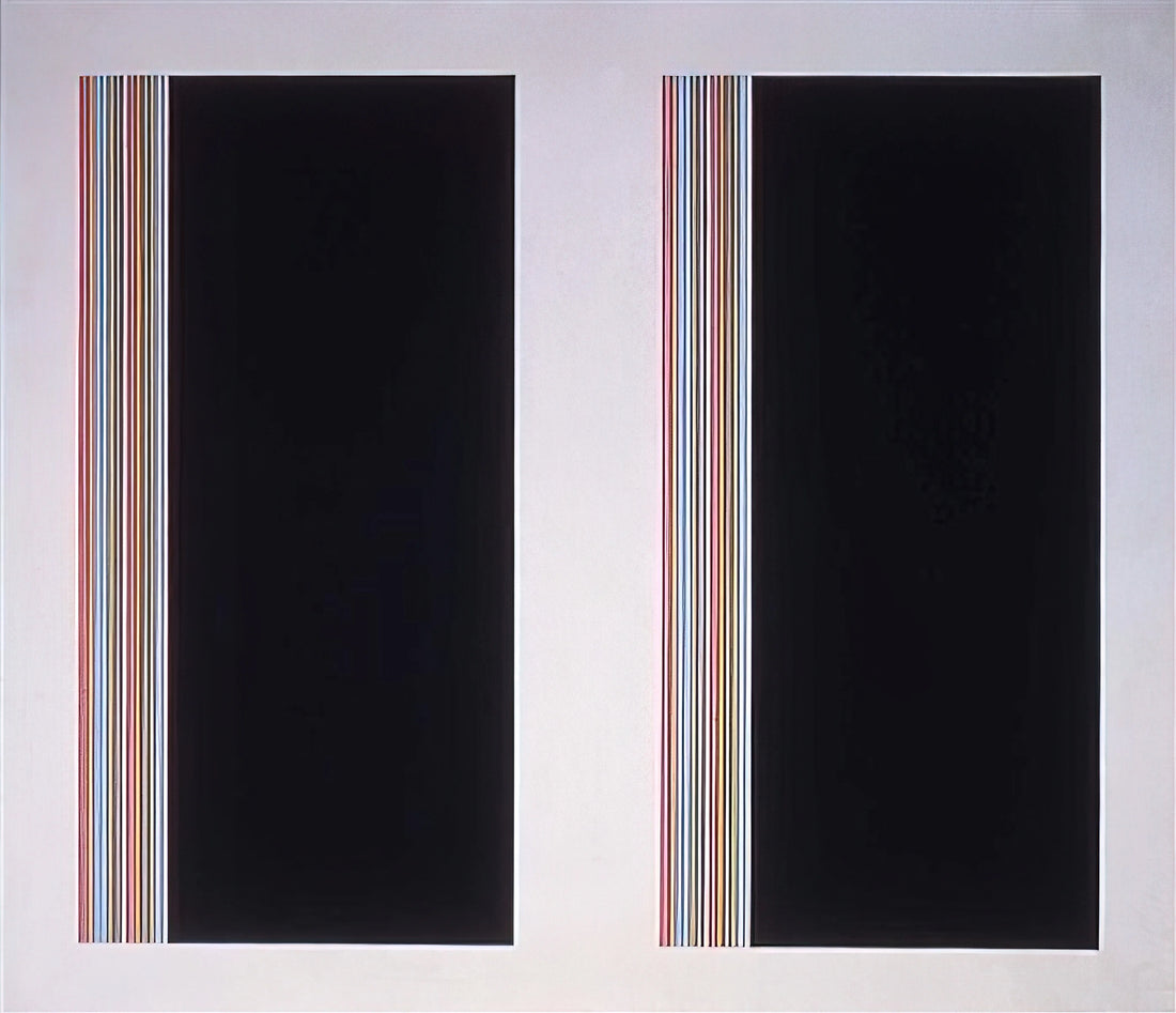 Gene Davis Prints: The Vibrant Legacy of Washington Color School's Striped Pioneer - Looking Glass - Color Field Painting by Gene Davis