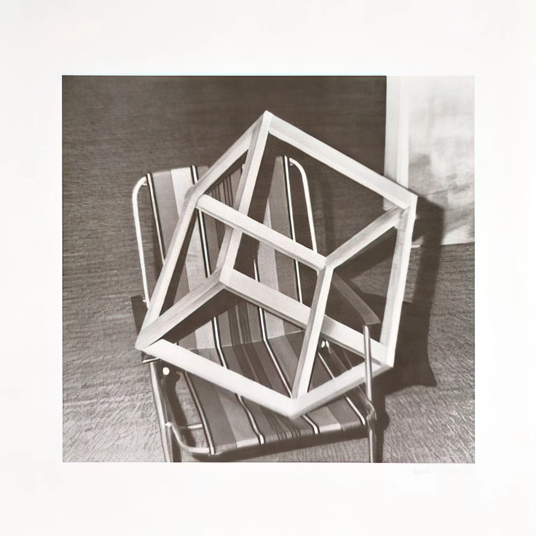 Gerhard Richter Art Prints: A Collector's Guide to the Master of Ambiguity - CUBE ON LAWNCHAIR by Gerhard Richter