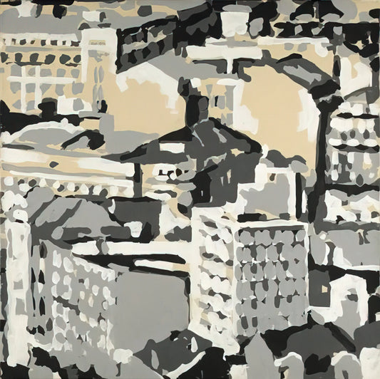 Gerhard Richter Baader Meinhof Paintings: A Haunting Cycle of History, Memory, and Ambiguity - TOWNSCAPE 1969 0 by Gerhard Richter