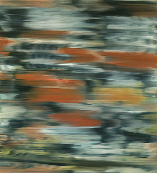 Gerhard Richter Cage 1-6: A Masterpiece of Abstract Expressionism and Conceptual Painting - TOWNSCAPE PX 1968 by Gerhard Richter