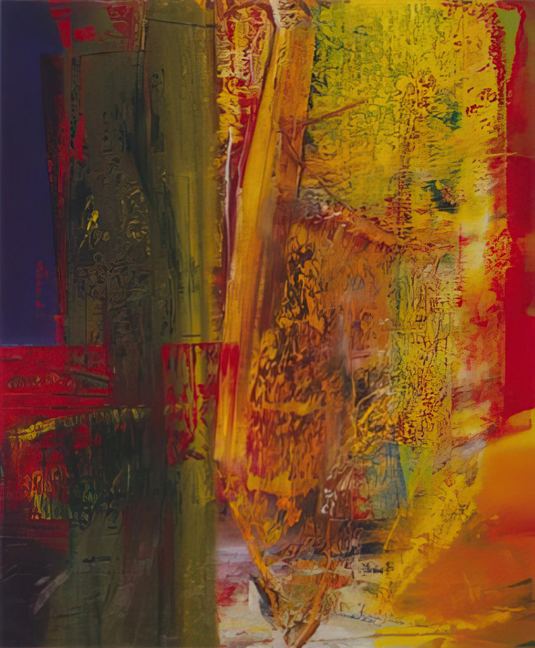 Gerhard Richter Cage P19: A Masterpiece of Abstract Ambiguity and Post-War Painting - OLBERG 1986 by Gerhard Richter
