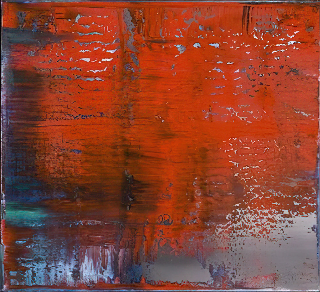 Gerhard Richter Landscape Paintings: The Photorealist Master's Meditations on Nature - ABSTRACT PAINTING 805 4 by Gerhard Richter