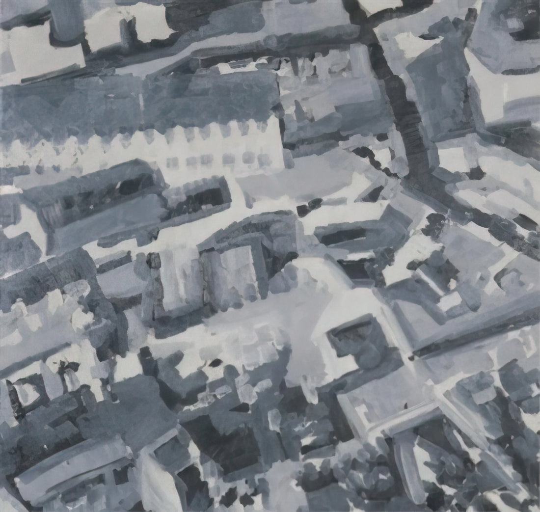 Gerhard Richter Original for Sale: Navigating the Market for a Master's Work - TOWNSCAPE M3 1968 by Gerhard Richter