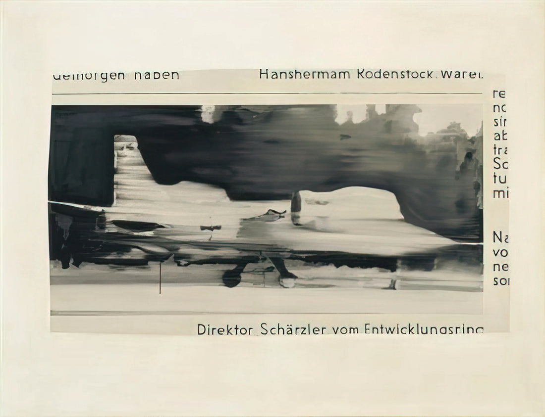 Gerhard Richter P16: Decoding the Master's Abstract Enigma - SCHARZLER 1964 by Gerhard Richter