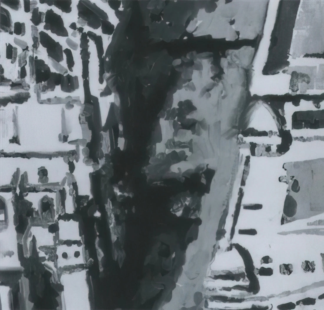 Gerhard Richter Patterns: The Abstract Master's Exploration of Order and Chaos - TOWNSCAPE M7 1968 by Gerhard Richter