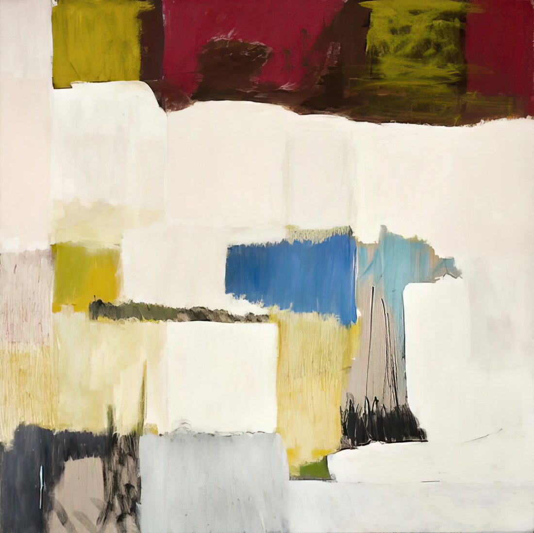 Giorgio Cavallon Reproductions: Capturing the Essence of Abstract Expressionism - Untitled - 1980 by Giorgio Cavallon