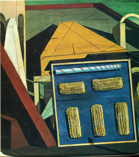 Giorgio de Chirico Artwork: The Enigmatic World of Metaphysical Painting - THE GENTLE AFTERNOON 1916 by Giorgio de Chirico