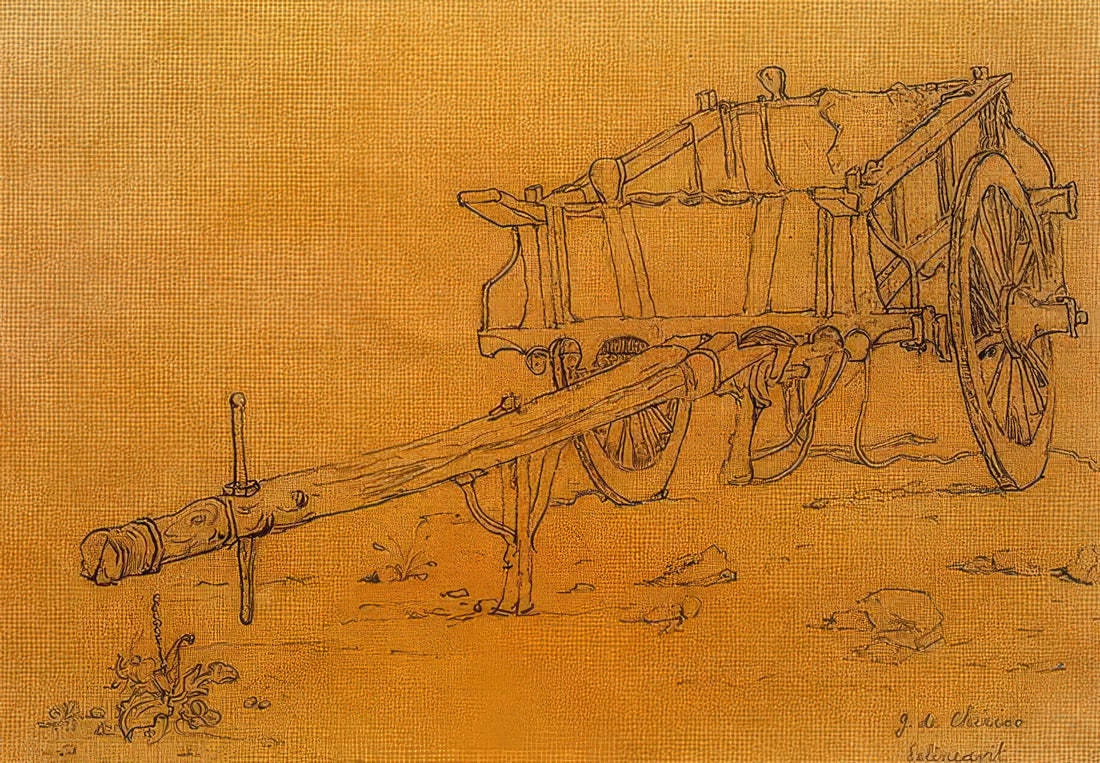 Giorgio de Chirico: The Enigmatic Visionary of Metaphysical Art - THE CHARIOT by Giorgio de Chirico