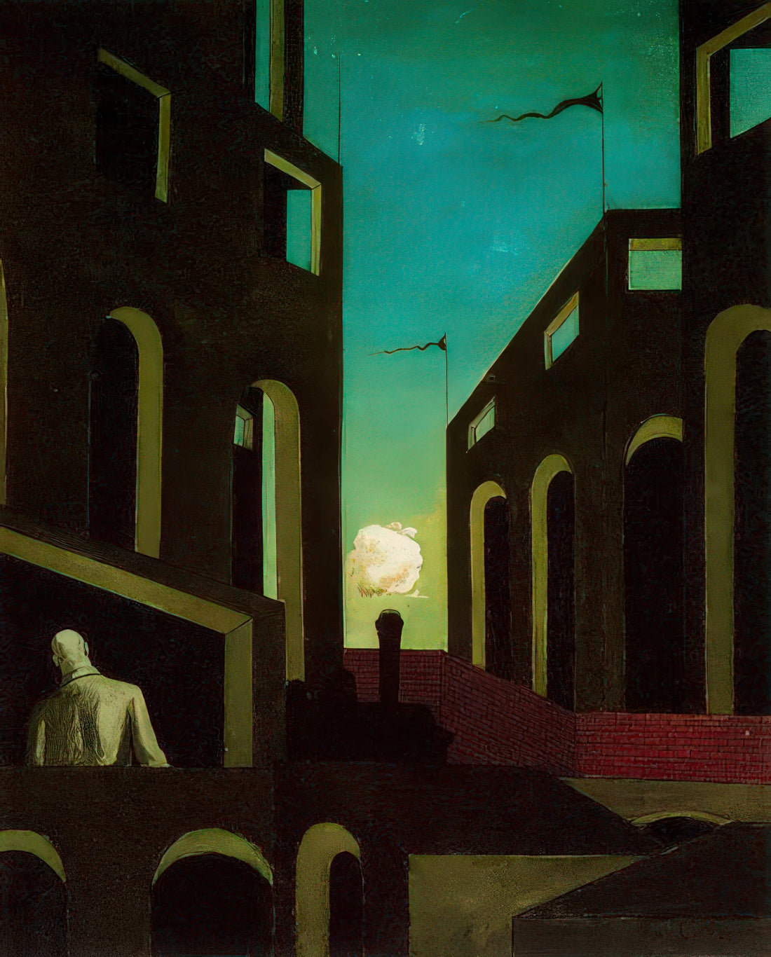 Giorgio de Chirico: The Visionary Pioneer of Metaphysical Art - HAPPINESS OF RETURNING 1915 by Giorgio de Chirico