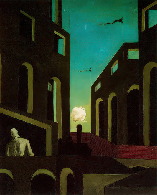 Giorgio de Chirico: The Visionary Pioneer of Metaphysical Art - HAPPINESS OF RETURNING 1915 by Giorgio de Chirico