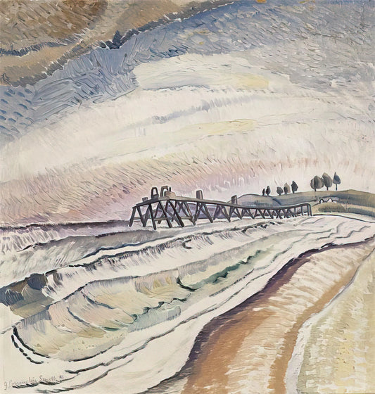 Grace Cossington Smith Prints: Celebrating Australia's Modernist Pioneer - Bulli Pier, South Coast - 1931 by Grace Cossington Smith
