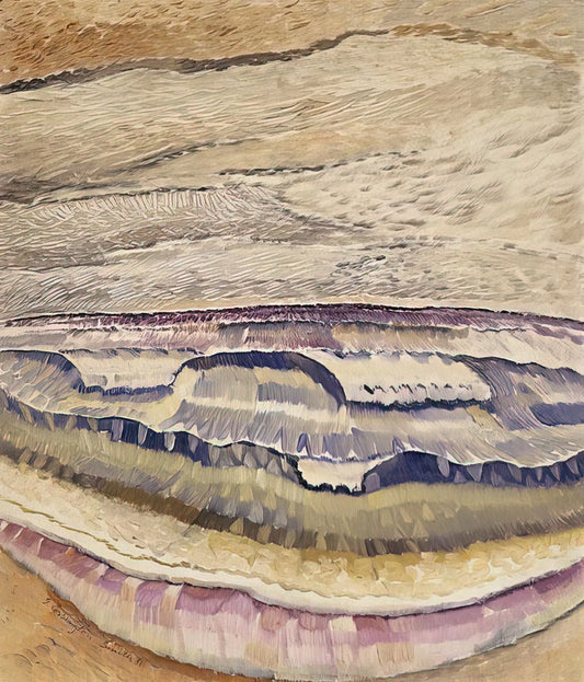 Grace Cossington Smith: The Pioneering Australian Modernist Who Redefined Color - Sea wave - 1931 by Grace Cossington Smith