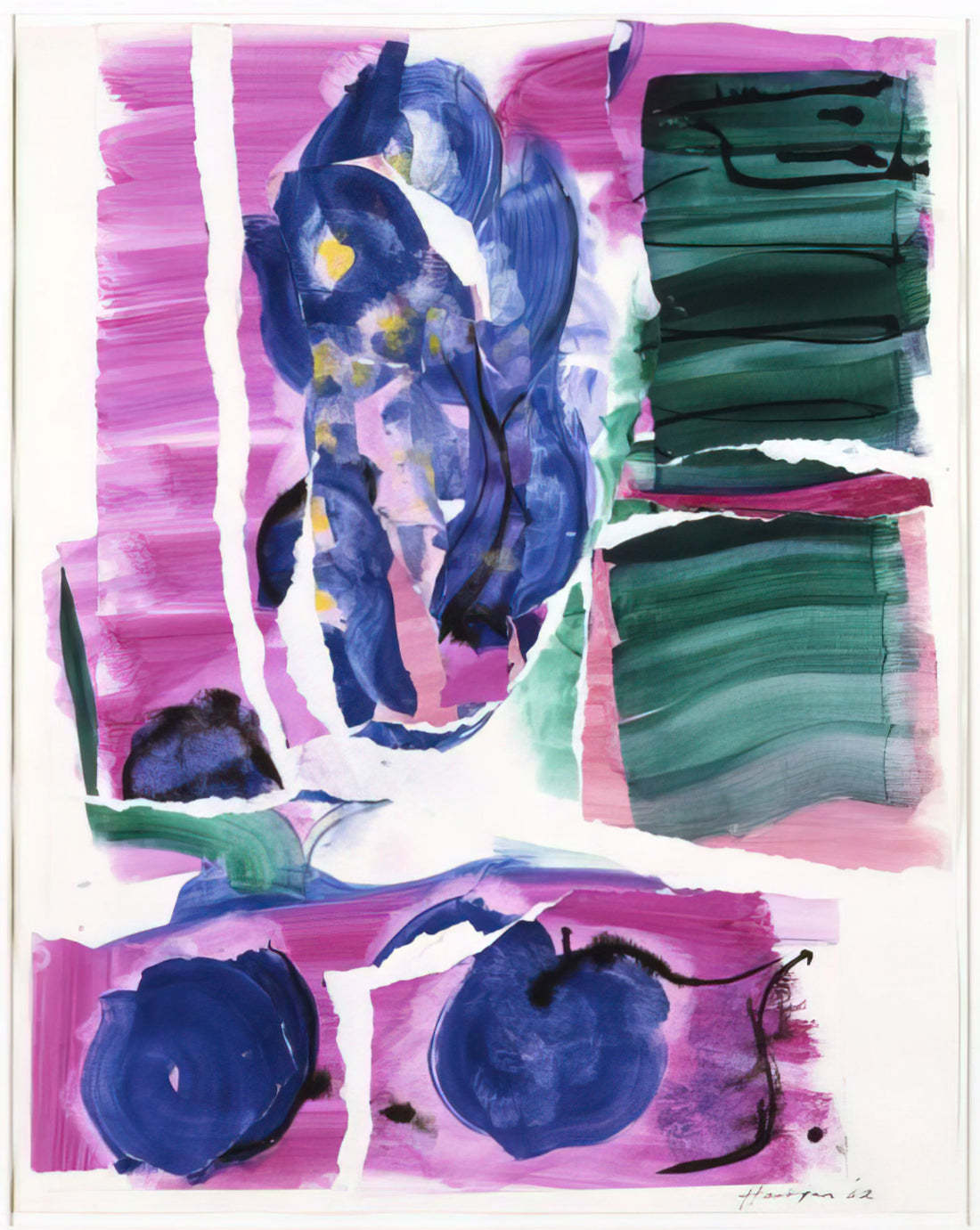 Grace Hartigan Canvas: Exploring the Bold Legacy of an Abstract Expressionist Pioneer - Variations I on Clark's Cove by Grace Hartigan