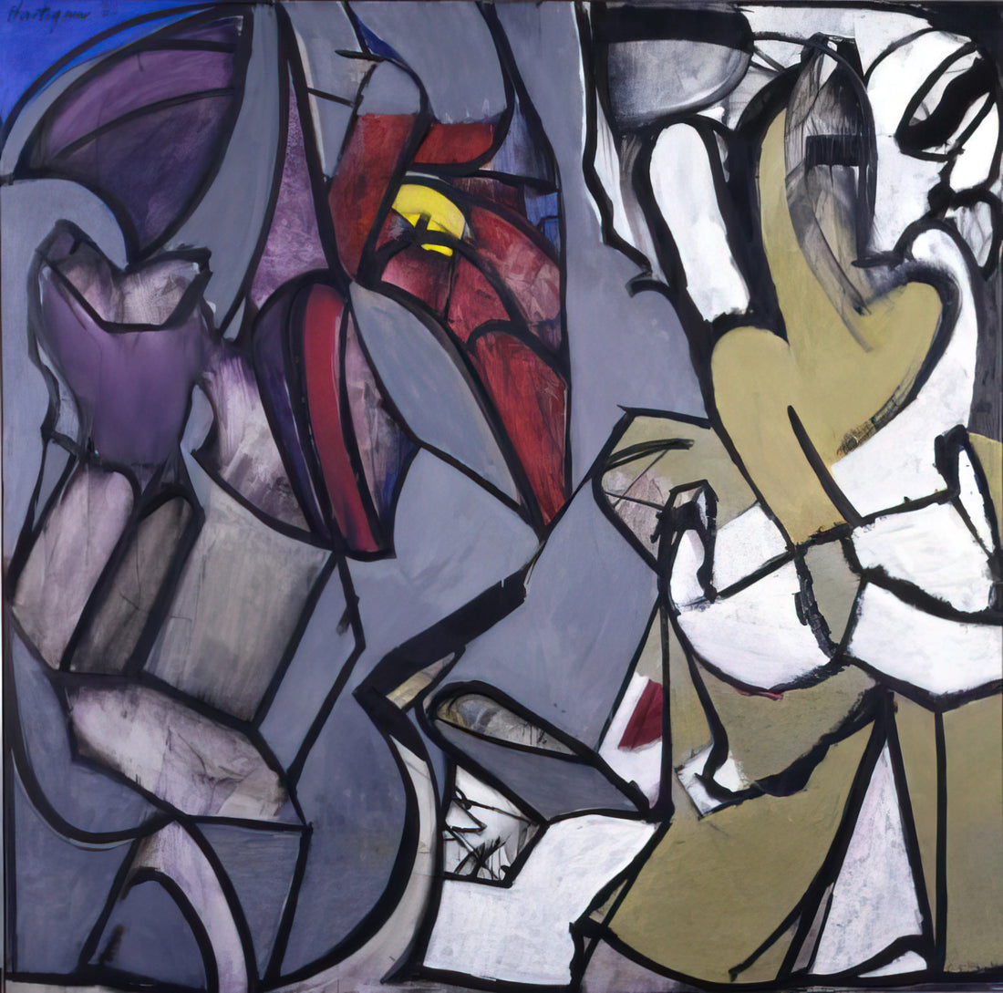 Grace Hartigan Print: A Bold Legacy in Abstract Expressionism - FRANK OHARA 1926 1966 1964 by Grace Hartigan