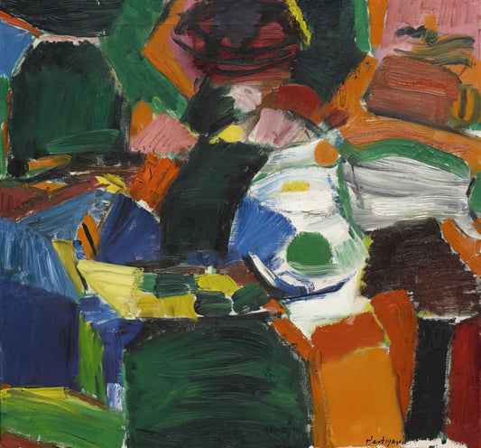 Grace Hartigan Prints: A Collector's Guide to the Abstract Expressionist Pioneer - ORCHARD STREET 2 1957 by Grace Hartigan