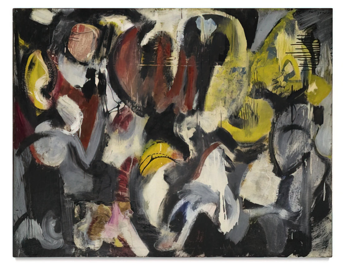 Grace Hartigan: The Defiant Visionary of Abstract Expressionism - MONTHS AND MOONS 1950 by Grace Hartigan