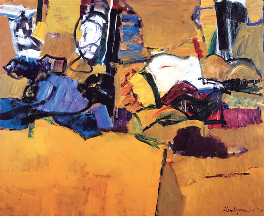 Grace Hartigan: The Defiant Visionary of Abstract Expressionism - NEW ENGLAND OCTOBER 1957 1957 by Grace Hartigan