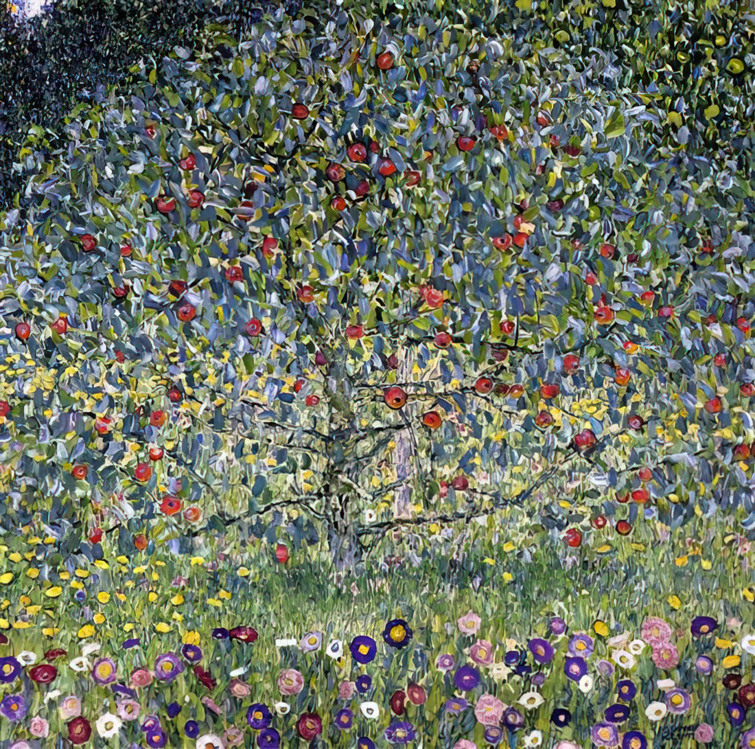 Gustav Klimt Home: The Art Nouveau Master's Life, Legacy, and Decorating with His Prints - APPLE TREE I by Gustav Klimt