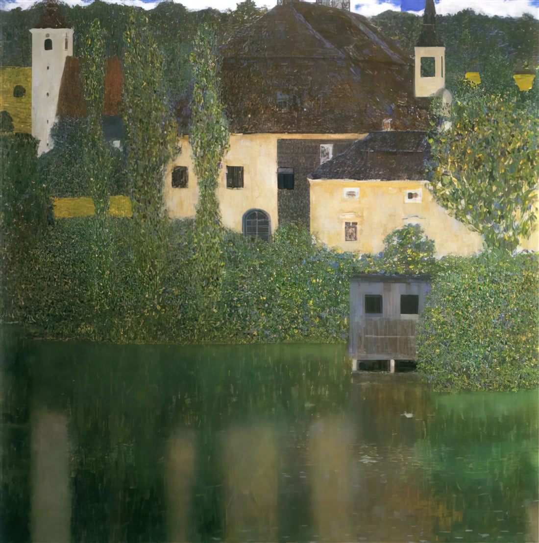 Gustav Klimt Zena u Zlatnom: The Golden Woman in Klimt's Artistic Universe - WATER CASTLE by Gustav Klimt