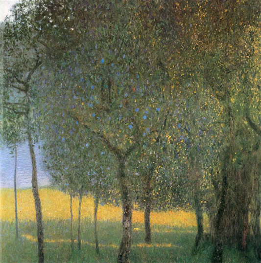 Gustav Klimt and Margaret Wittgenstein: The Portrait of a Patron - FRUIT TREES 1901 by Gustav Klimt