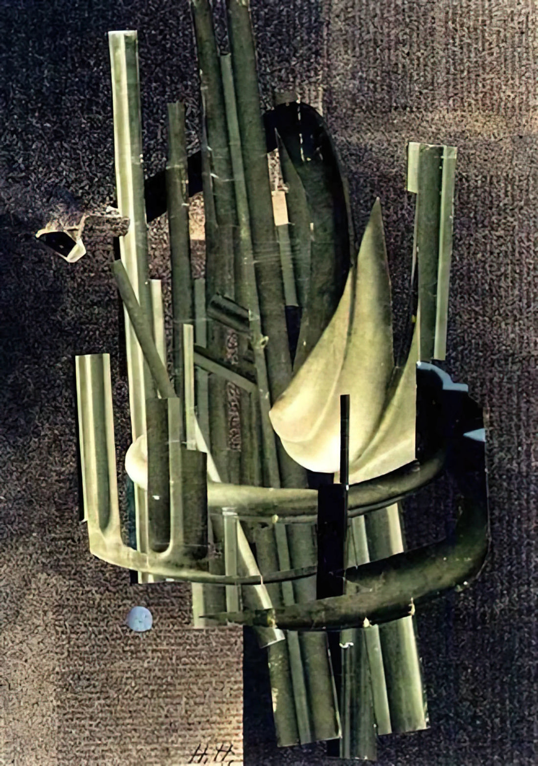 Hannah Höch Framed Art Print: A Curated Guide to Dada's Pioneering Collagist - RAUMFAHRT 1956 by Hannah Hoch