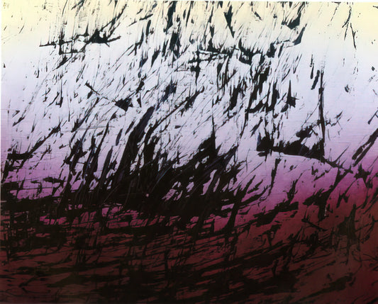 Hans Hartung Lithograph: The Dynamic Legacy of Abstract Expressionism's European Pioneer - Untitled T1982-H12 - 1982 by Hans Hartung
