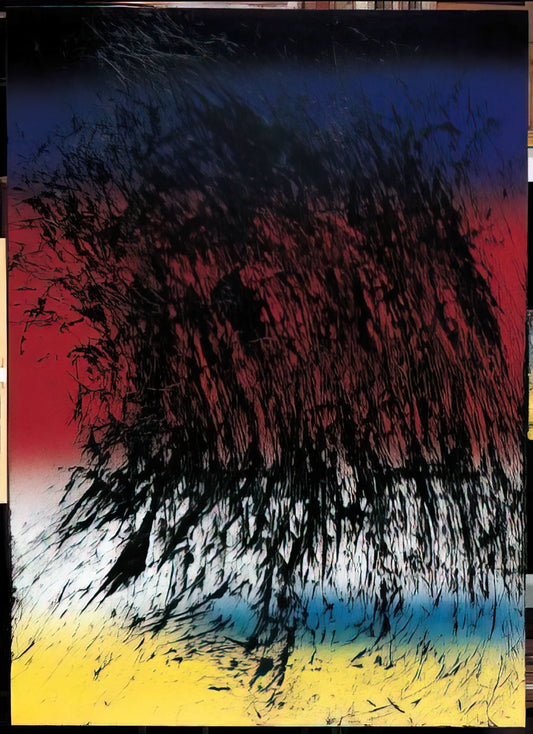 Hans Hartung Untitled T1938-31: A Masterpiece of Lyrical Abstraction - Untitled - 1982 by Hans Hartung