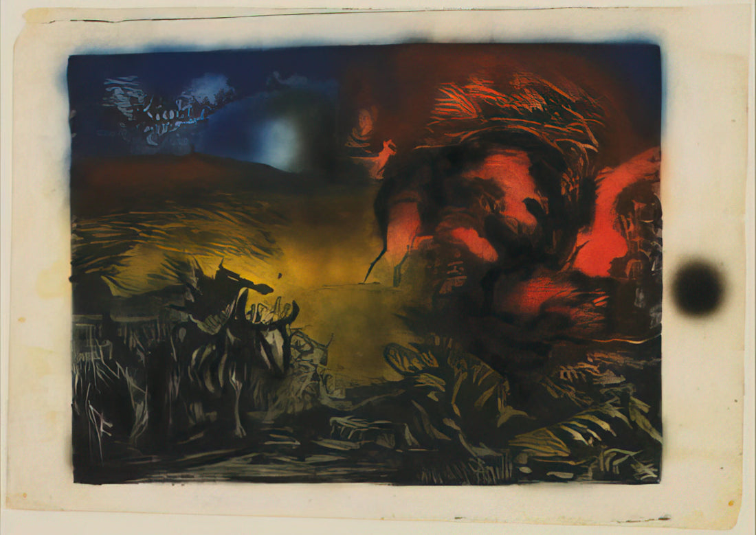 Hans Namuth and Jackson Pollock 1951: The Photographs That Defined Abstract Expressionism - LANDSCAPE WITH STEER 1937 by Jackson Pollock