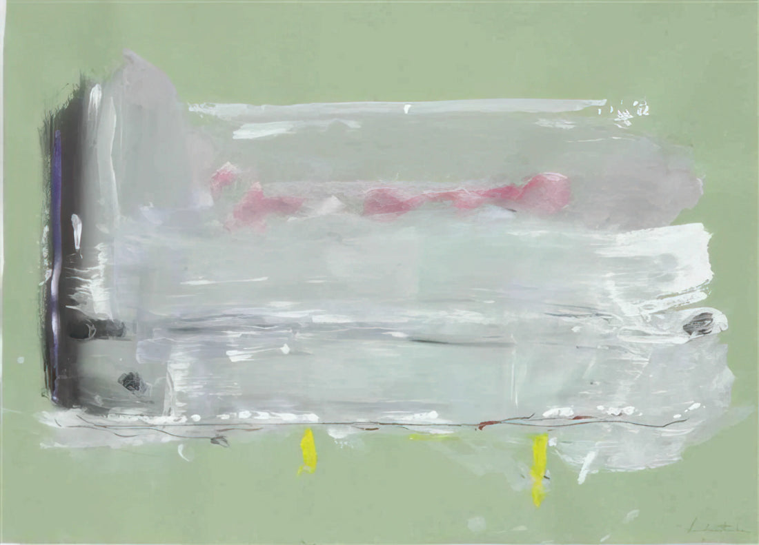 Helen Frankenthaler Brushed Aluminum Print: A Modern Collector's Guide - Untitled - 1984 by Helen Frankenthaler