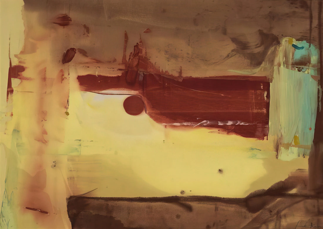 Helen Frankenthaler Reproduction: A Guide to Authentic Art Prints & Legacy - Desert Pass - 1976 by Helen Frankenthaler