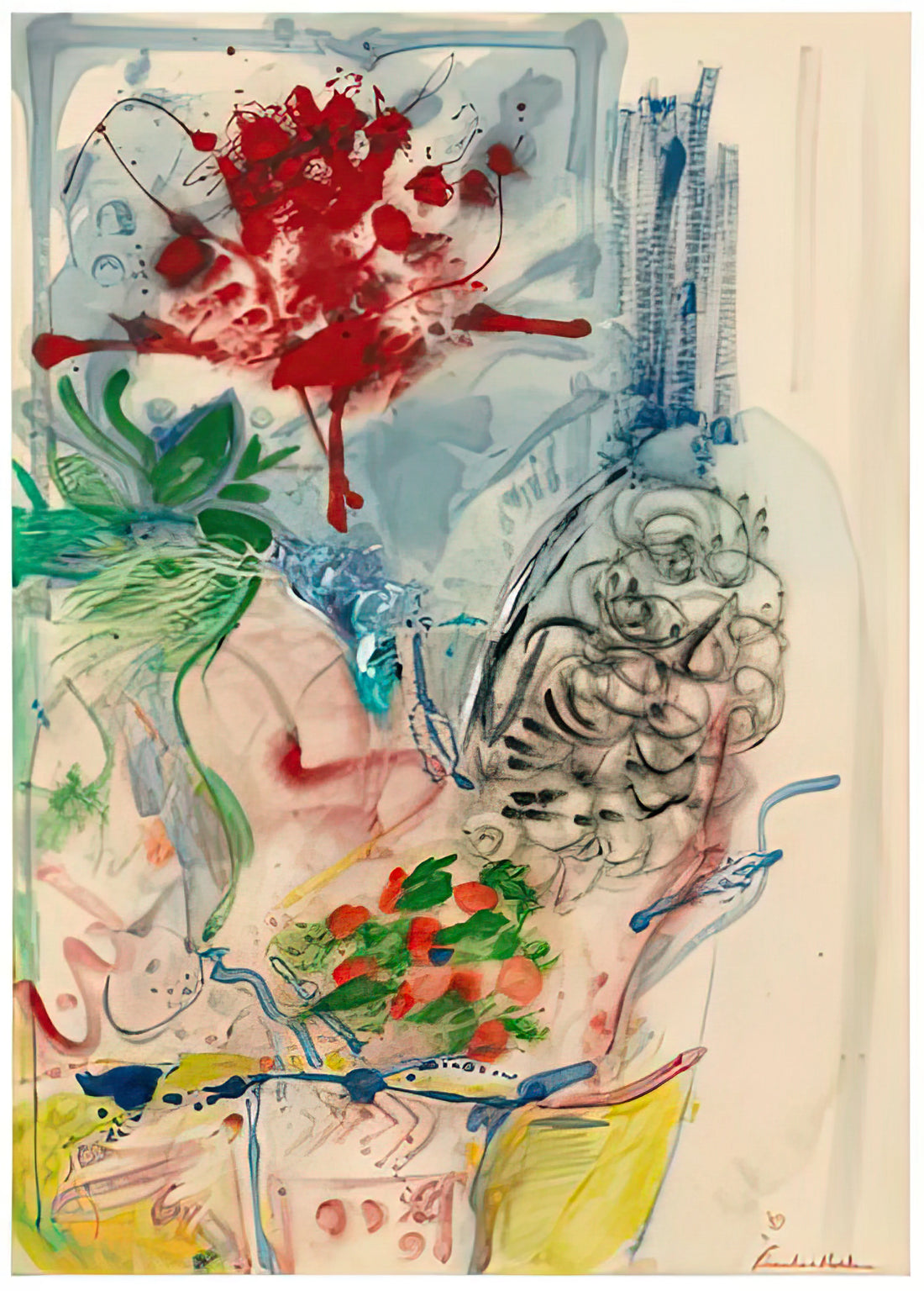 Helen Frankenthaler at Christie's: A Collector's Guide to Soak-Stain Masterpieces - L’Amour Toujours L’Amour, 1957- by Helen Frankenthaler