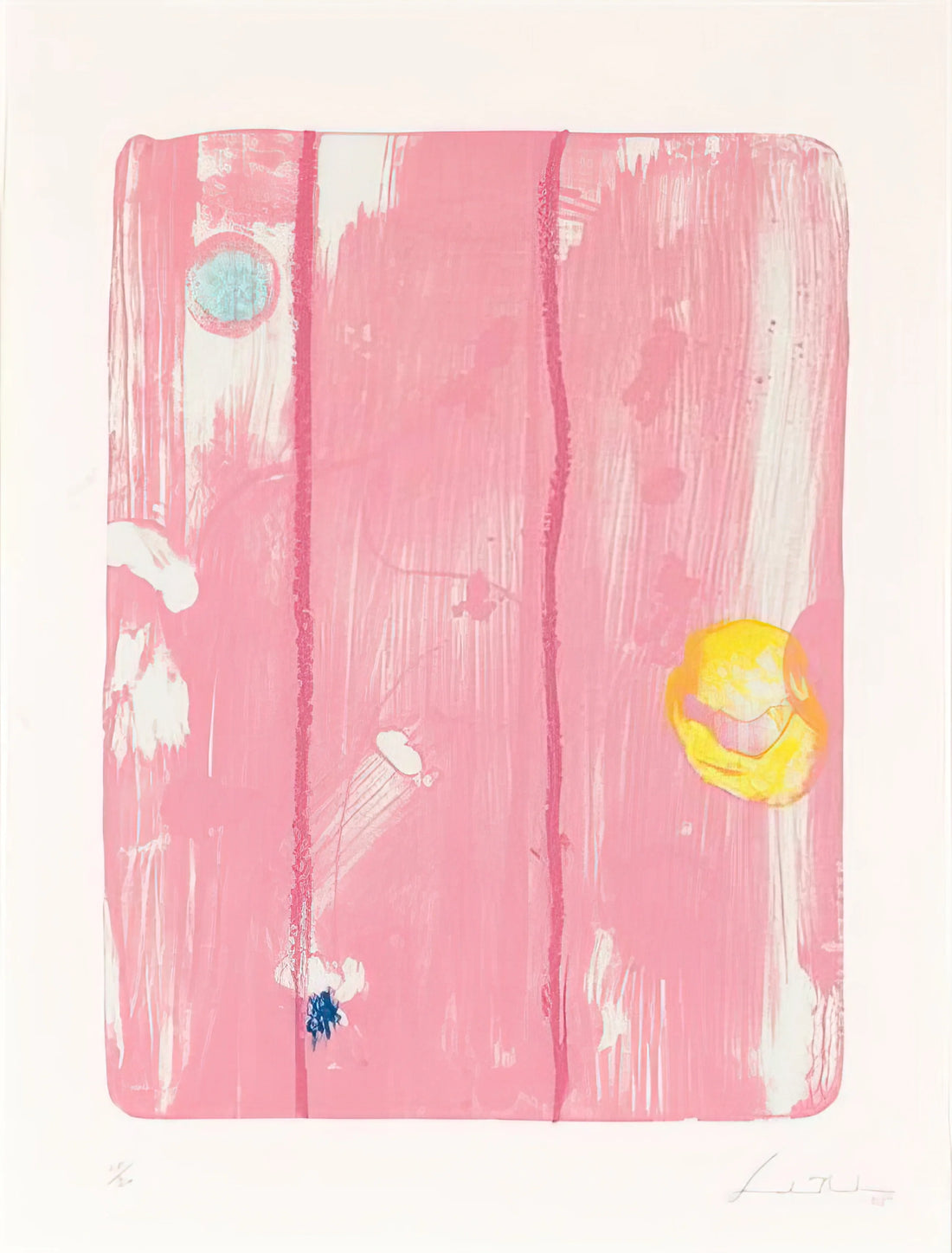 Helen Frankenthaler in Provincetown: How the Cape Cod Light Transformed Abstract Expressionism - Reflections VIII - 1995 by Helen Frankenthaler