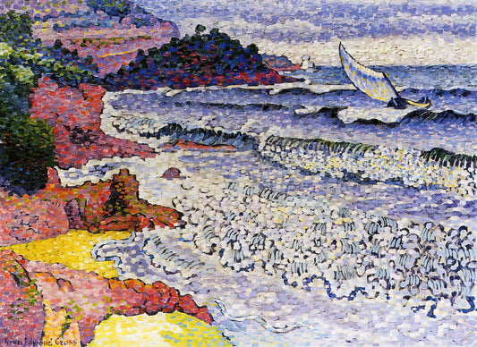 Henri Edmond Cross Print: A Guide to the Neo-Impressionist Master's Colorful Legacy - The Choppy Sea by Henri-Edmond Cross