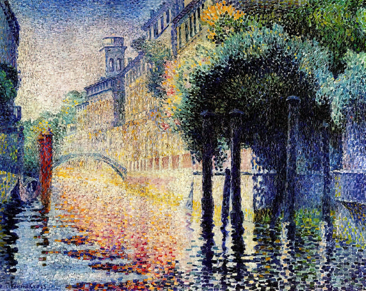 Henri Edmond Cross: The Lyrical Architect of Neo-Impressionism - Rio San Trovaso, Venice by Henri-Edmond Cross