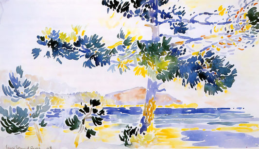 Henri-Edmond Cross: The Neo-Impressionist Master of Light and Color - Saint-Clair Landscape by Henri-Edmond Cross