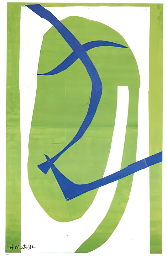Henri Matisse Abstract Art: The Master's Journey Beyond Representation - JAPANESE MASK 1950 by Henri Matisse