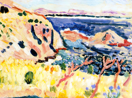 Henri Matisse Blue Poster: Exploring the Master's Iconic Color Palette in Modern Decor - SEASCAPE 1905 by Henri Matisse