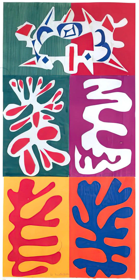 Henri Matisse Dance Poster: The Iconic Masterpiece in Modern Art and Decor - PANEL WITH MASK 1947 by Henri Matisse
